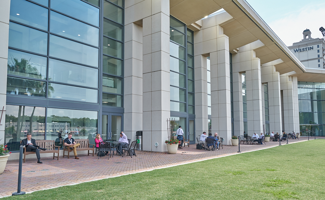 Savannah Convention Center - attendees taking a break