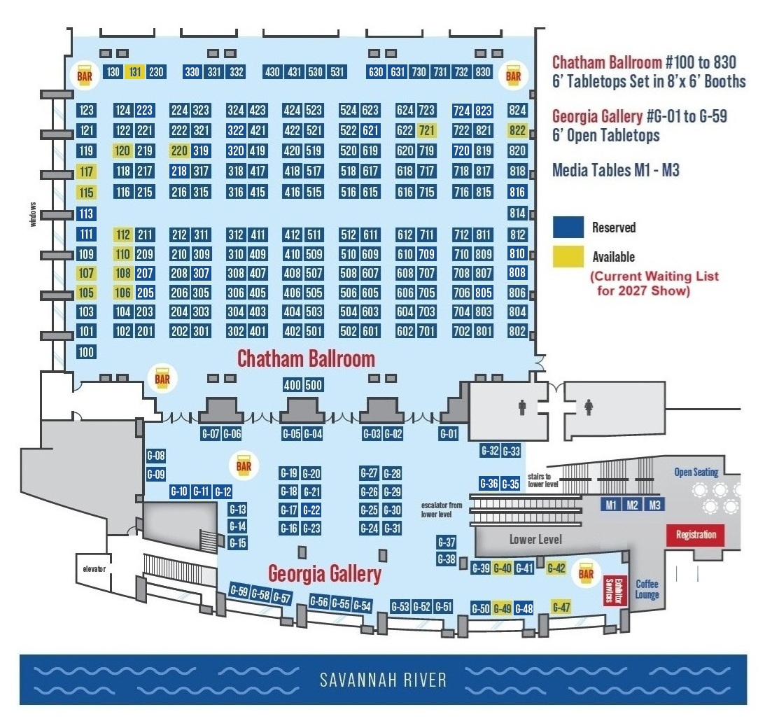 2027 Exhibitor Map