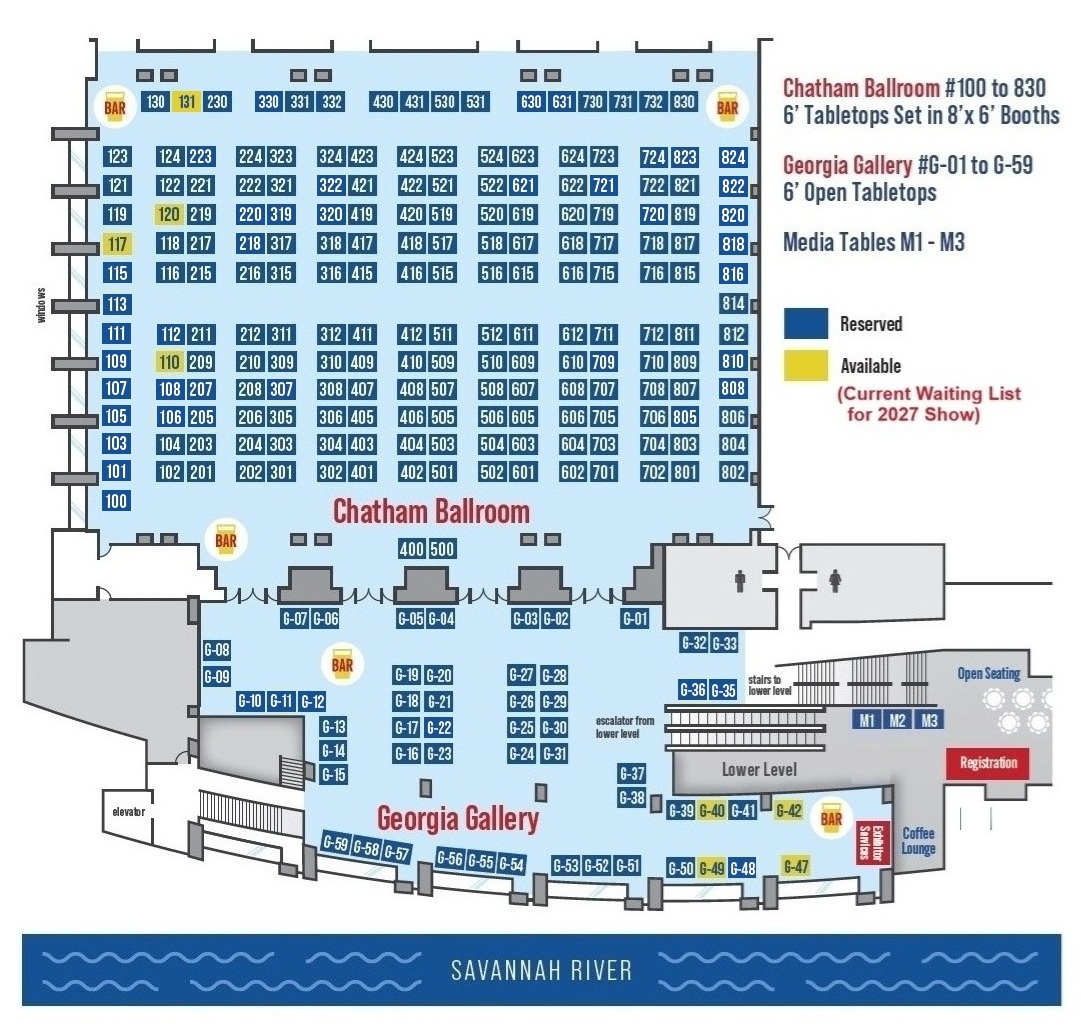 2027 Exhibitor Map