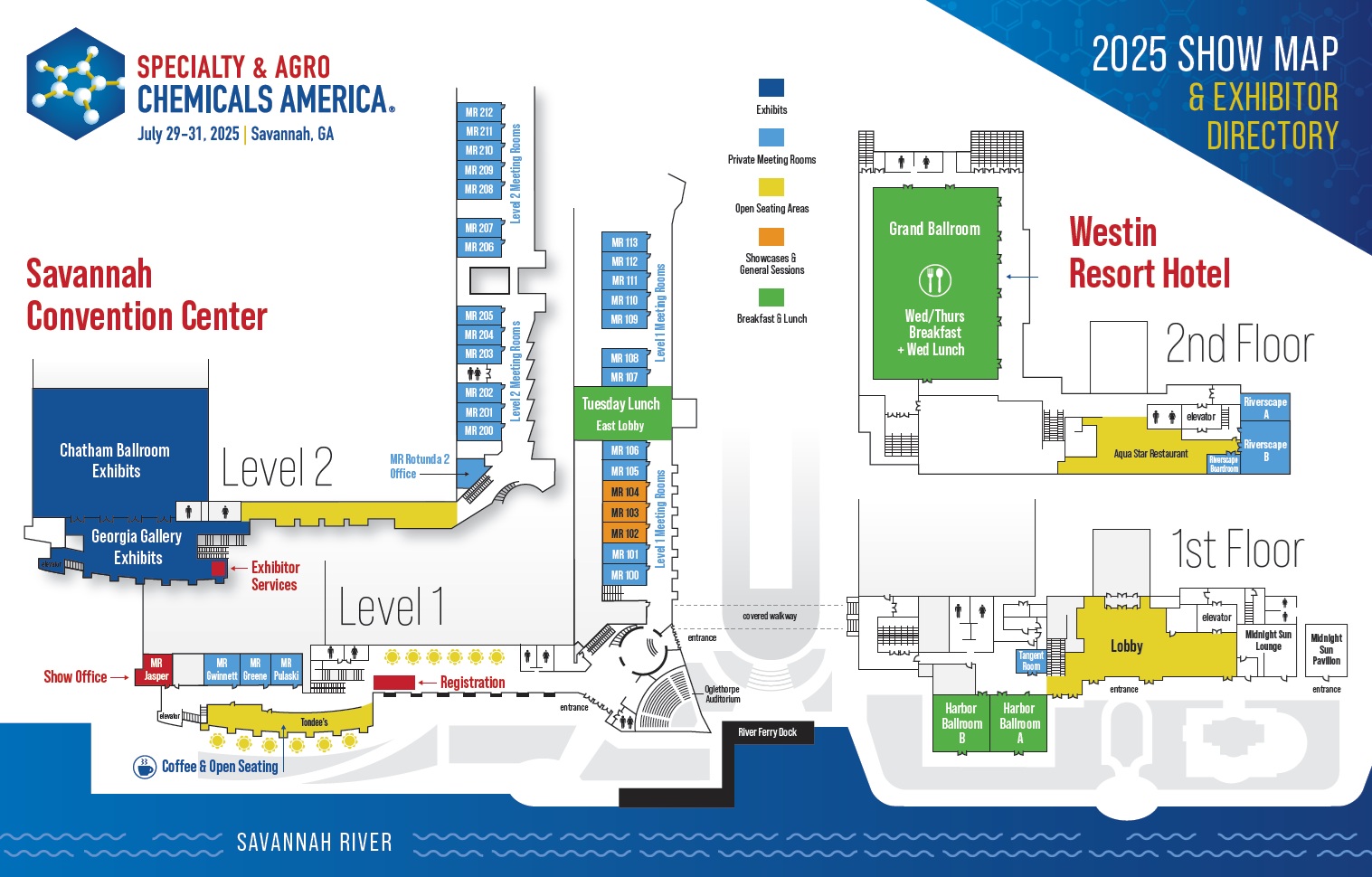 2025 Savanah floor map