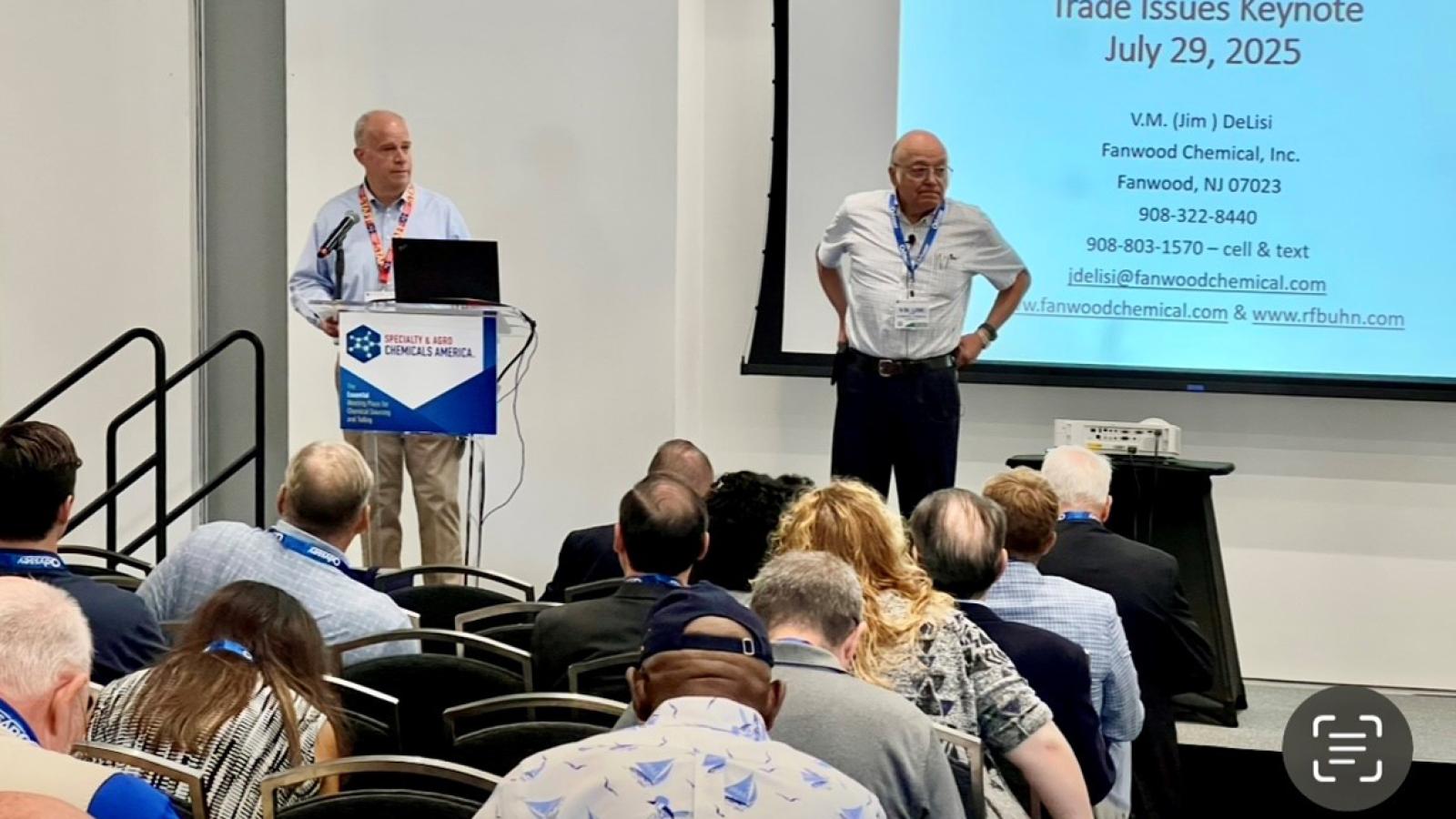 Presentation at Specialty & Ago Chemicals America Show 2025