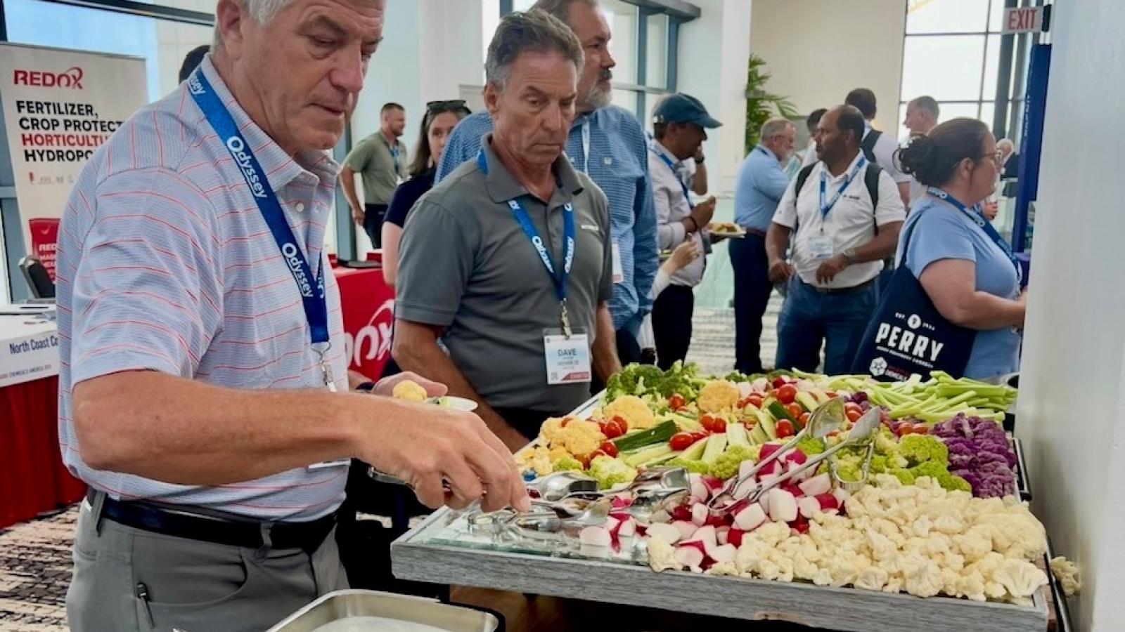 Lunch buffet at Specialty & Ago Chemicals America Show 2025