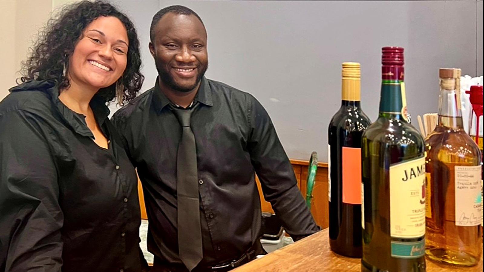 Friendly bartenders at the Specialty & Ago Chemicals America Show 2025