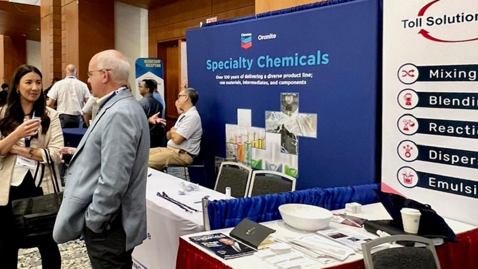 Chevron/Oronite  & Toll sponsor exhibits - Specialty & Ago Chemicals America Show 2025