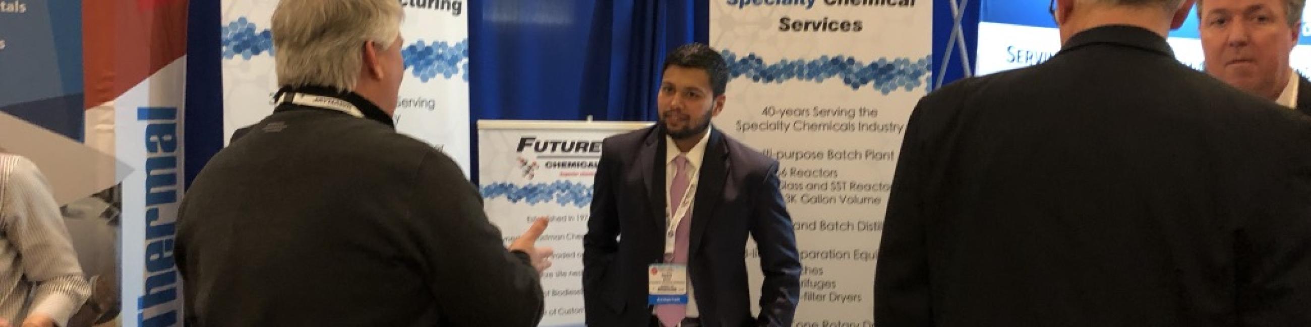 Photo of exhibitors with Booth Displays & Pop-Up Banners