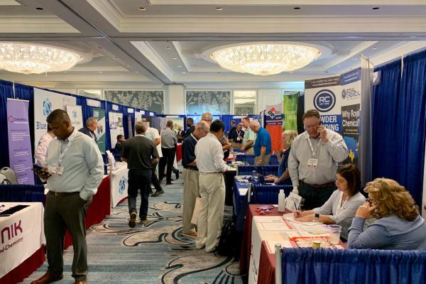 networking at the show horizontal view