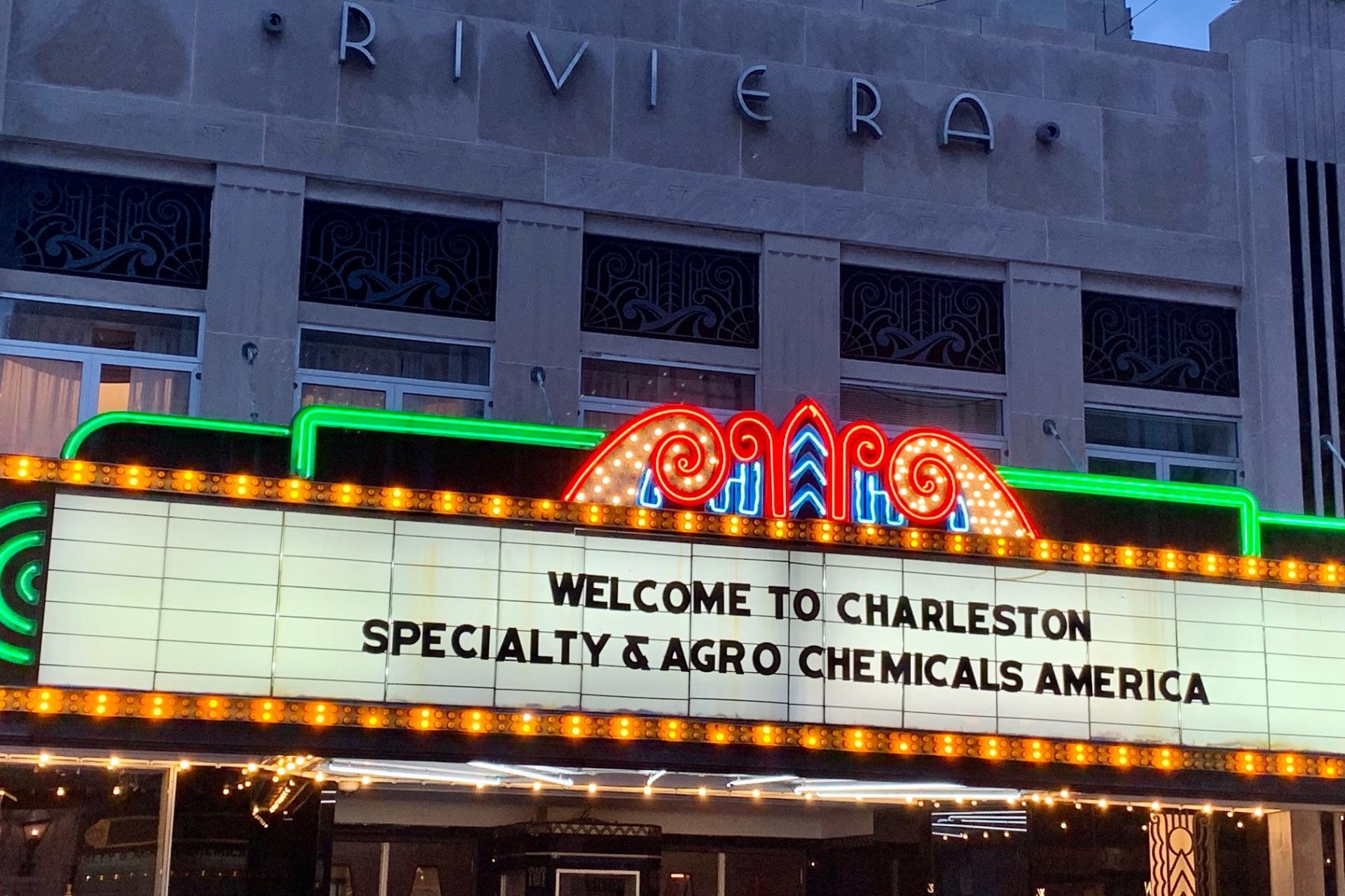 Chemicals America show marquee